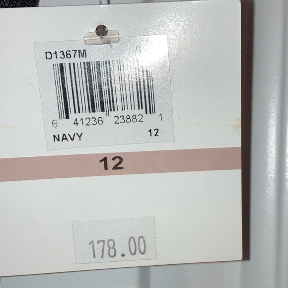 NWT Donna Morgan Sleeveless Navy Blue Dress Women's Size 12 - Picture 5 of 12